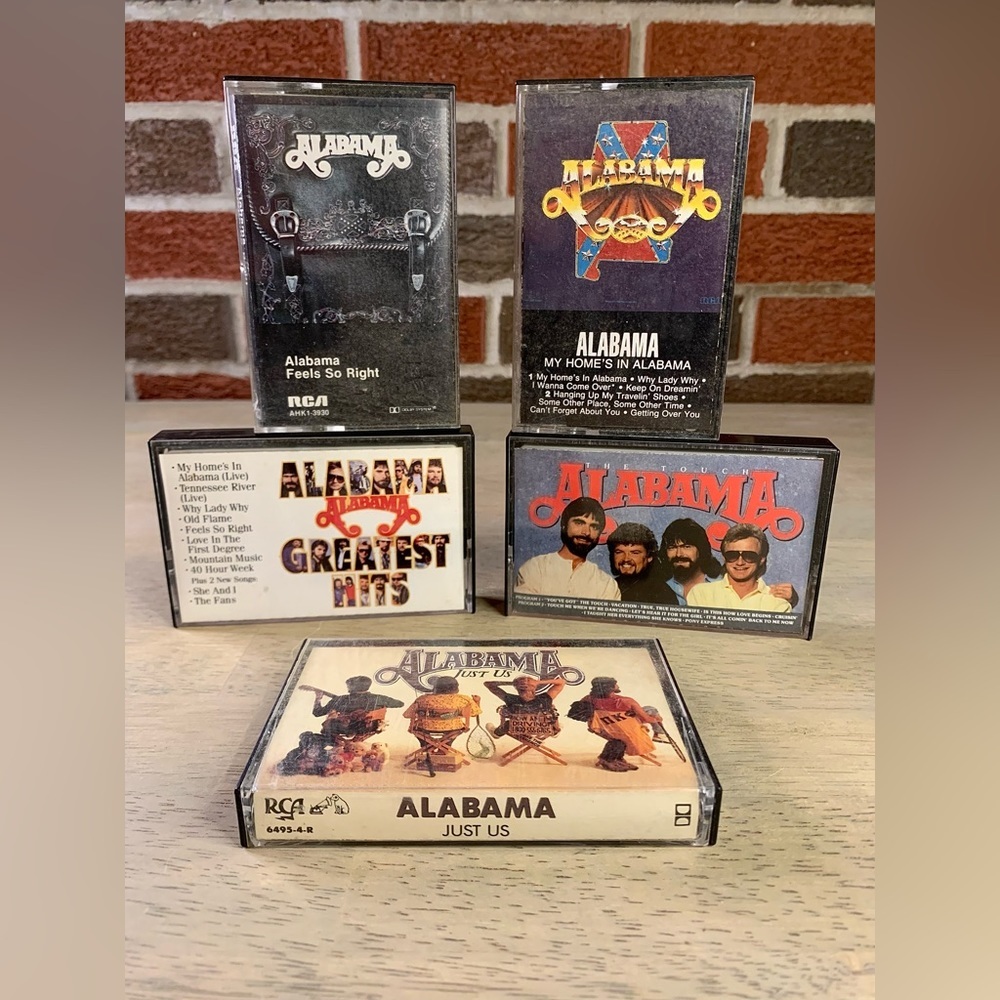 Alabama Cassette Lot‎ Of 5